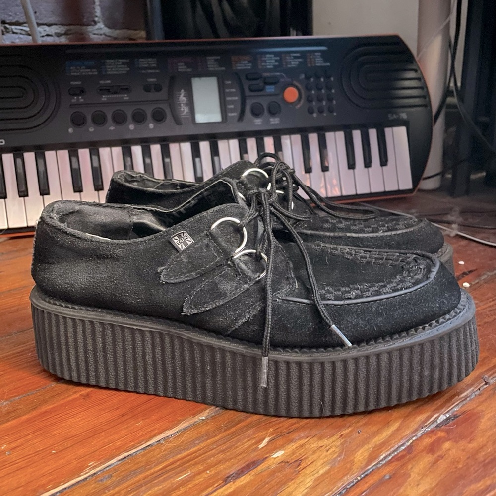 TUK London Suede Platform Creepers (size 8)
